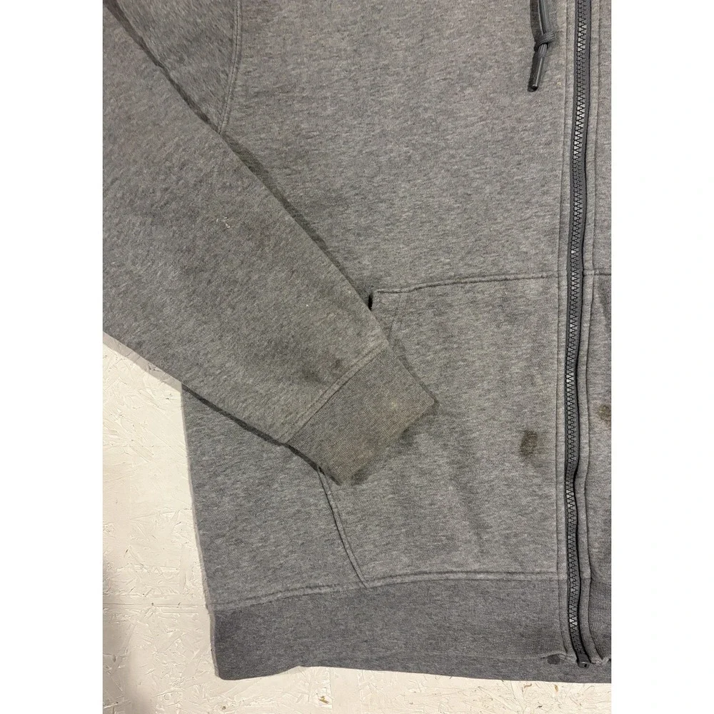 Nike Jordan‎ Carbon Heather Essential Fleece Full-Zip Hoodie Men's Size Large